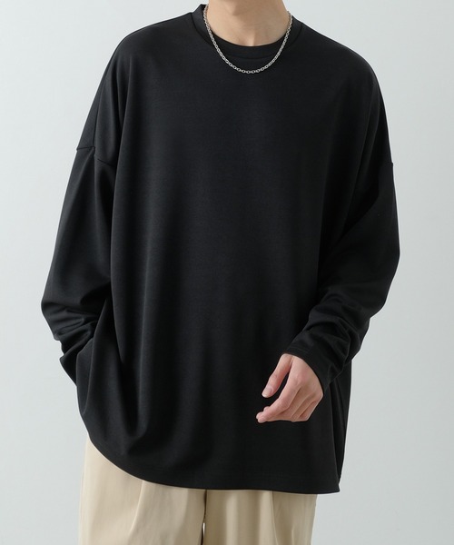 NULL tシャツ 「NULL」ポンチ ドルマンスリーブ 長袖Tシャツ メンズ