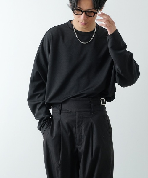 NULL tシャツ 「NULL」ポンチ ドルマンスリーブ 長袖Tシャツ メンズ