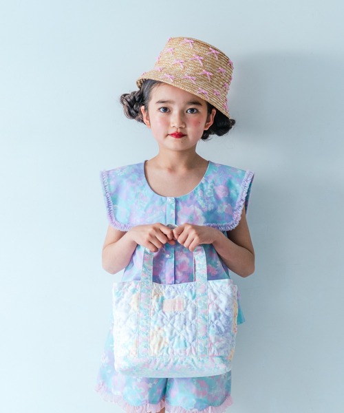 新品タグ付き 未開封 fäfä パステル花柄キルティングリュック fafa レッスンバッグ LUNE | キルティングトートバッグ キッズ