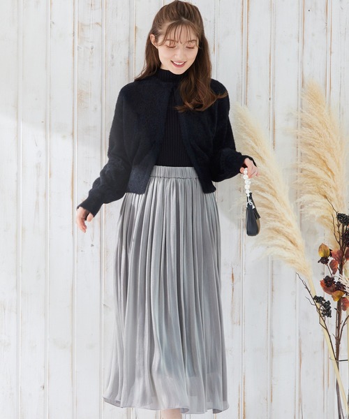 12Twelve Agenda スカート 「ロングセラー」シアーラメヨーリュー 