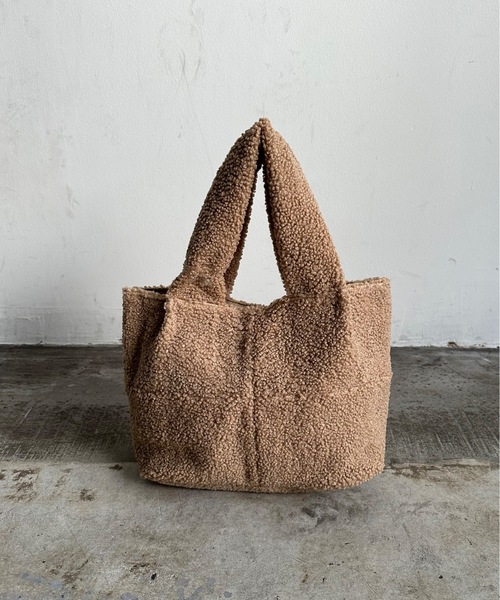 SPRUCE トートバッグ EM:SPRUCE 180g 軽量 切り継ぎ ボアトート