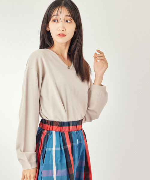 JAYRO ニット セーター 「カシミヤタッチ」定番もちもちVネック