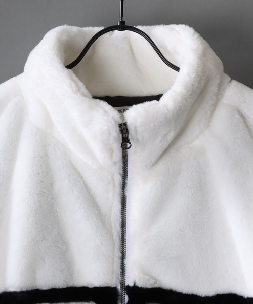 SITRY ブルゾン アウター big logo fur stand Jacket/ビッグロゴ  