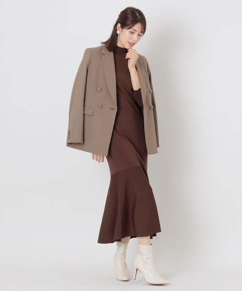 DT♪ 1GEMINI1 ダブルブレスト ギャバジンブレザー 関税込 SAINT LAURENT ウールギャバジン ダブルブレストブレザー