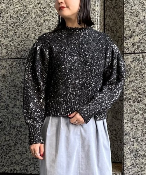ニット セーター ツイードニットプルオーバー レディース JILL STUART ニット セーター ツイードニットプルオーバー