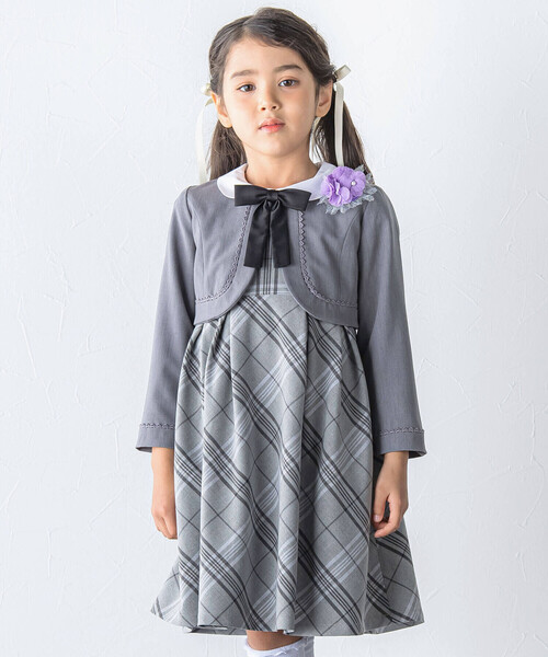 anyFAM ラベンダー×ホワイト セレモニー 入学 卒園 発表会 キッズ服