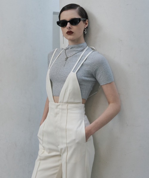 JOSE MOON ニット GLITTER CROP KNIT/グリッタークロップニット