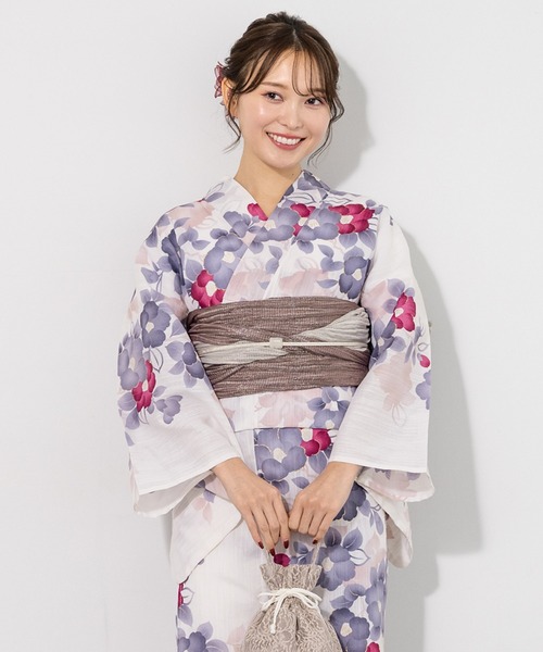 SOUBIEN（創美苑） 浴衣 夏を彩るレディース浴衣2点セット （浴衣＋帯