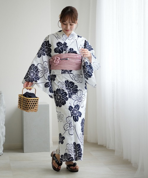 【新品】バッグ　浴衣　着物　竹かご　ユナイテッドアローズ 購入 utatane カゴバッグ 竹 浴衣 竹かごバッグ+日本製注染生地あずま