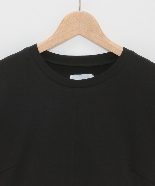 petit main LIEN tシャツ 「LADIES」切替裾バルーントップス