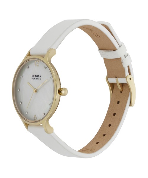 送関込★SKAGENスカーゲン レザーSKW2481 Ancher レディース時計 SKAGEN スカーゲン アンカー レディース 腕時計 銀 シルバー