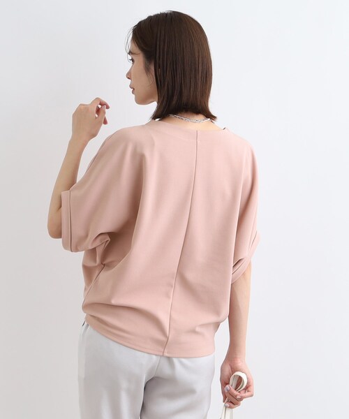 tシャツ Tシャツ 「洗える／UVケア」ドルマンスリーブフォルムトップス 