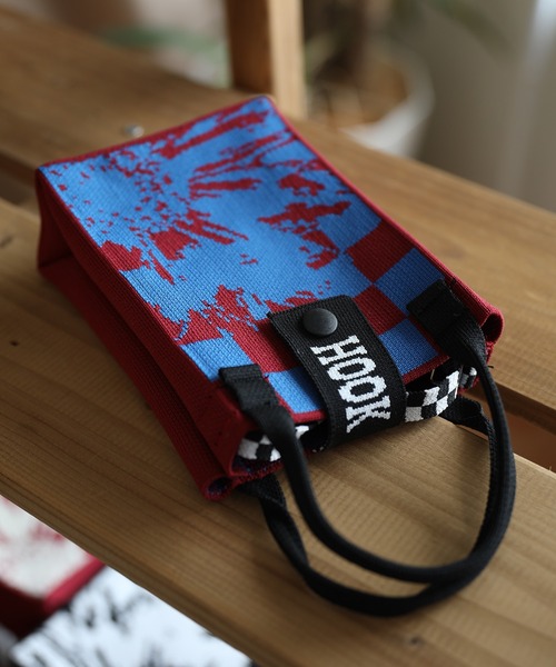 Cookies【SMELL PROOF】 ショルダーバッグ　迷彩柄赤青黒　正規品 ショルダーバッグ HOOK -original- ポップマーガレット総柄ミニ