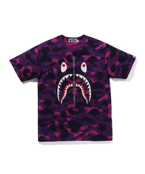 A BATHING APE tシャツ COLOR CAMO SHARK TEE メンズ : ZOZOTOWN