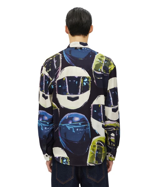 シャツ MSGM×TIAGO ALEXANDRE コラボレーショングラフィックシャツ メンズの画像
