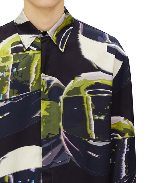 シャツ MSGM×TIAGO ALEXANDRE コラボレーショングラフィックシャツ メンズの画像