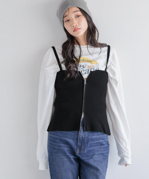 Y's ワイズ　ビスチェ　ベスト JUNOAH ベスト ジレ ジャガードビスチェベスト レディース : ZOZOTOWN