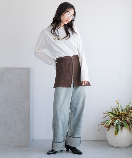 LOWRYS FARM（ローリーズファーム） ベスト ジレ マルチWAYZIP