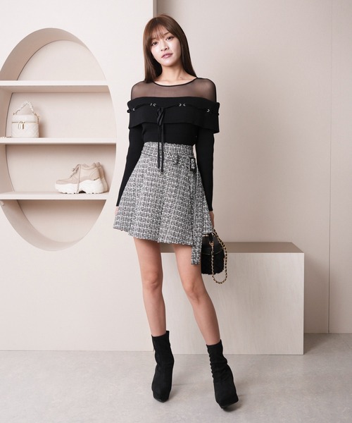 LIP SERVICE（リップサービス） ブーツ サイドラインショートブーツ