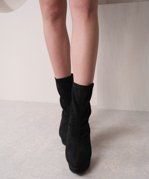 リップサービス（LIPSERVICE）/サイドラインショートブーツ LIP SERVICE（リップサービス） ブーツ サイドラインショートブーツ