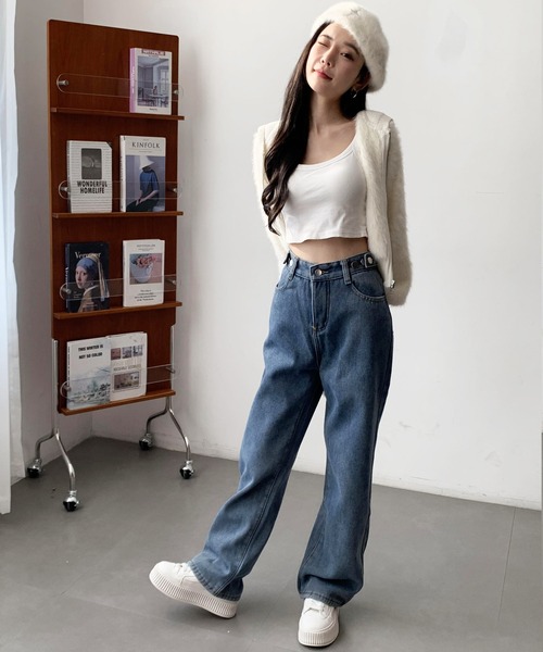 未使用 仲里依紗 デニムジーパン ジーンズ 未使用 Maison Margiela メゾン マルジェラ カットオフデニム