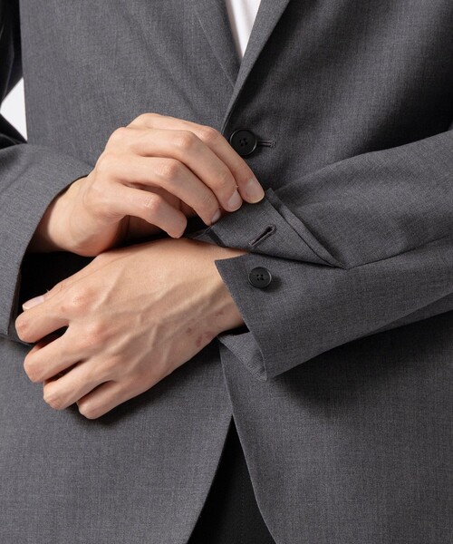 ATON テーラードジャケット グレー ATON ジャケット テーラードジャケット WOOL TOROPICAL TAILORED