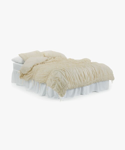 シーツ・カバー GATA / Big waves pillow case IVORY bPr BEAMS（bPrビームス） ベッド 寝具 GATA / Big waves DUVET COVER