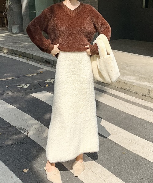 スカート Aラインシャギーニットスカート : ZOZOTOWN Yahoo!店 - 通販