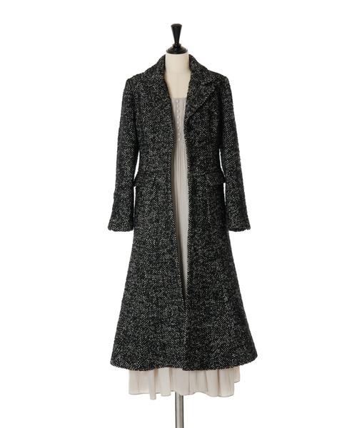 Her lip to コート チェスターコート Herringbone Wool-Blend