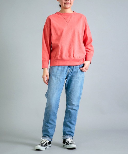 トレーナー スウェット 「OMNIGOD womens / オムニゴッド」 8/天竺 マニッシュトレーナー レディース OMNIGOD トレーナー スウェット 「OMNIGOD womens