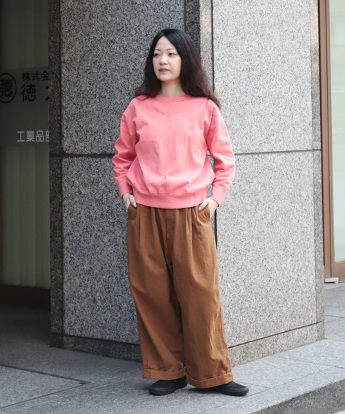 トレーナー スウェット 「OMNIGOD womens / オムニゴッド」 天竺 マニッシュトレーナー レディース OMNIGOD トレーナー スウェット 「OMNIGOD womens