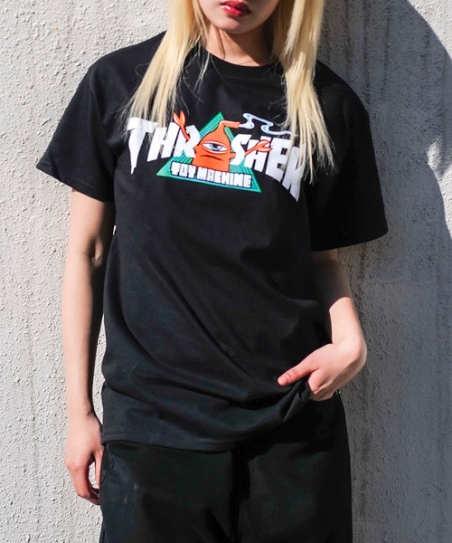 THRASHER（スラッシャー） tシャツ TOY MACHINE VORTEX S/S T-SHIRTS