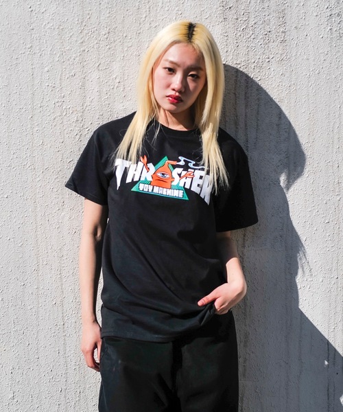 THRASHER（スラッシャー） tシャツ TOY MACHINE VORTEX S/S T-SHIRTS