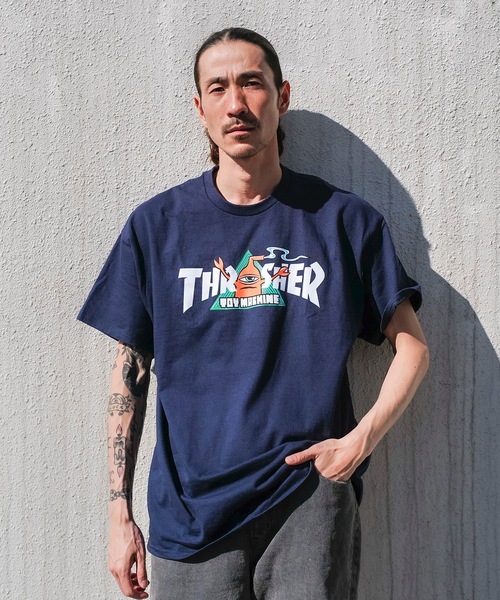 THRASHER（スラッシャー） tシャツ TOY MACHINE VORTEX S/S T-SHIRTS