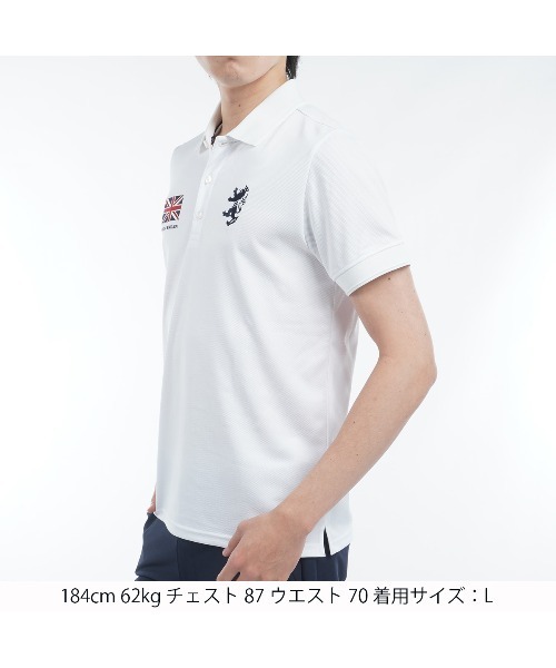 Admiral Golf ポロシャツ フラッグポロシャツ メンズ : ZOZOTOWN
