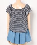 水着 レディース水着4点セット ボーダー レディースの詳細画像2
