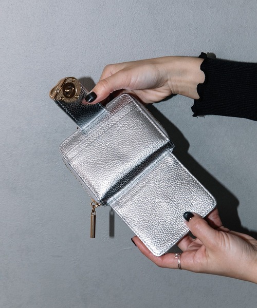 Beau're（ヴュレ） ミニ 二つ折り 二つ折り財布 財布 BEAURE