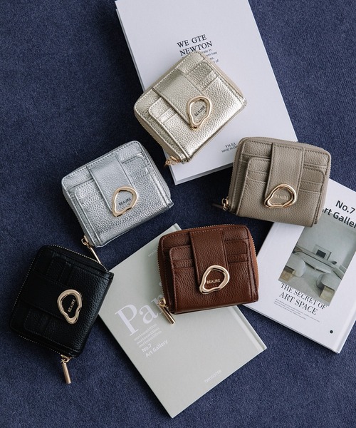 Beau're（ヴュレ） ミニ 二つ折り 二つ折り財布 財布 BEAURE
