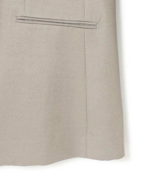 ICB（アイシービー） ジャケット ノーカラージャケット Vi/Ly/Liツイル