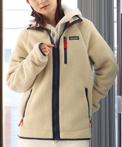 patagonia ベージュ ジップアップジャケット M patagonia 「patagonia」 ジップアップブルゾン S ベージュ