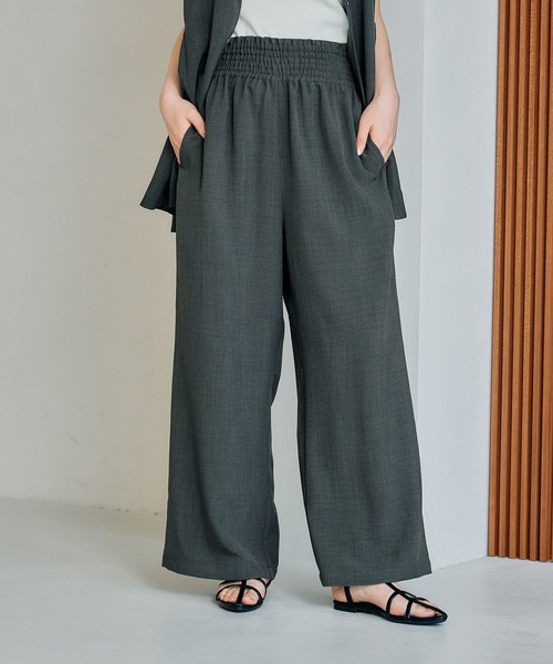 Le Sans Pareil リネンストレートパンツ　42 Le Sans Pareil リネンストレートパンツ 42 Le Sans Pareil/ル