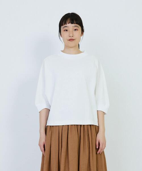 LOISIR tシャツ コットンドルマンスリーブプルオーバー