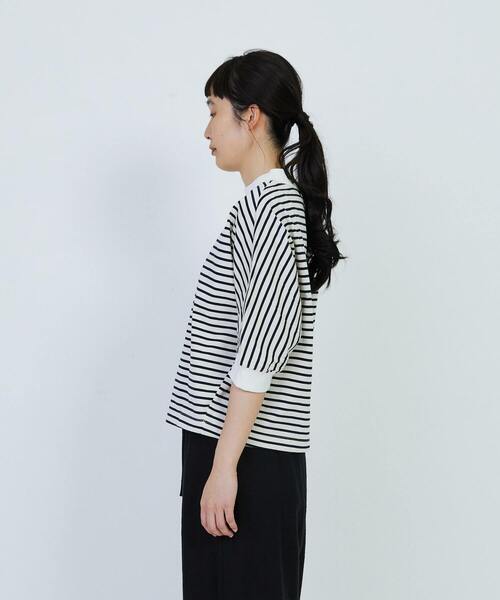 tシャツ コットンドルマンスリーブプルオーバー レディース LOISIR tシャツ コットンドルマンスリーブプルオーバー