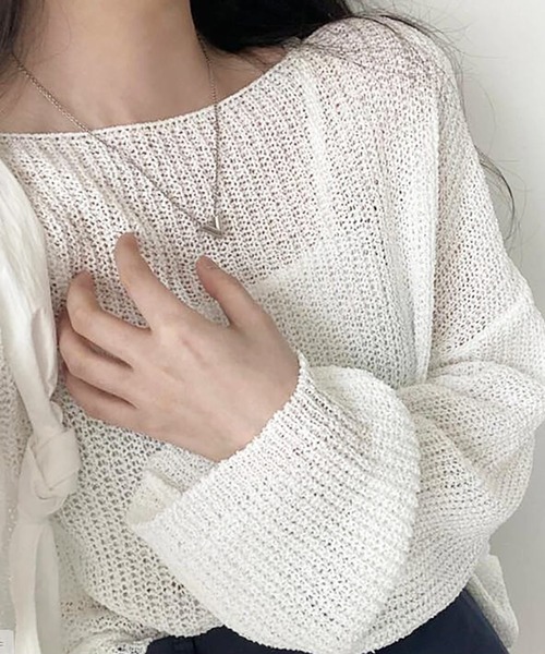 「Ulysses」 「Girly Doll」長袖ニット F グレー レディース_画像2