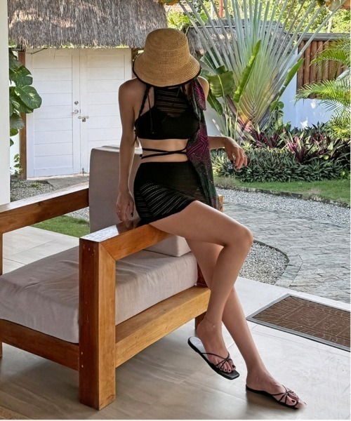 gossip!ロサンゼルス 水着 セパレート 水着 セット パンチングレース