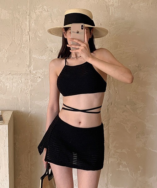 gossip!ロサンゼルス 水着 セパレート 水着 セット パンチングレース