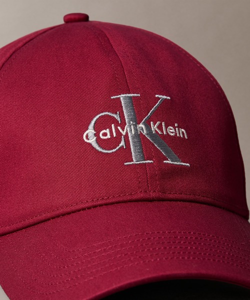 キャップ 帽子 モノグラムロゴ ベースボールキャップ メンズ レディース | Calvin Klein | 23