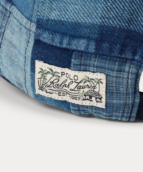 すぐ届く【POLO RALPH LAUREN】ボールキャップ パッチワーク ポロ ラルフローレンPOLO RALPH LAUREN パッチワーク柄 キャップ