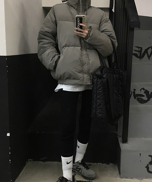 「c.u.l」 ジップアップブルゾン M グレー レディース_画像7