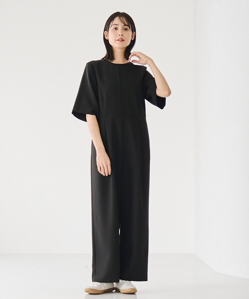 RONEL オールインワン ハーフスリーブオールインワン レディース